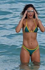CHANTEL JEFFRIES in Bikini at a Beach in Miami 03/29/2024