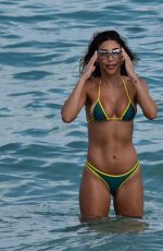CHANTEL JEFFRIES in Bikini at a Beach in Miami 03/29/2024