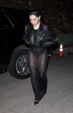 CHARLI XCX Arrives at YSL Oscar Pre-party in Hollywood 03/08/2024