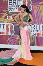 CHARLI XCX at Brit Awards 2024 at O2 Arena in London 03/02/2024