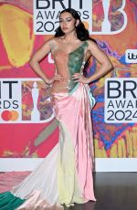 CHARLI XCX at Brit Awards 2024 at O2 Arena in London 03/02/2024