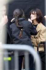 CHARLOTTE GAINSBOURG on the Set of Etoile in Paris 03/18/2024