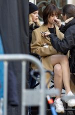 CHARLOTTE GAINSBOURG on the Set of Etoile in Paris 03/18/2024