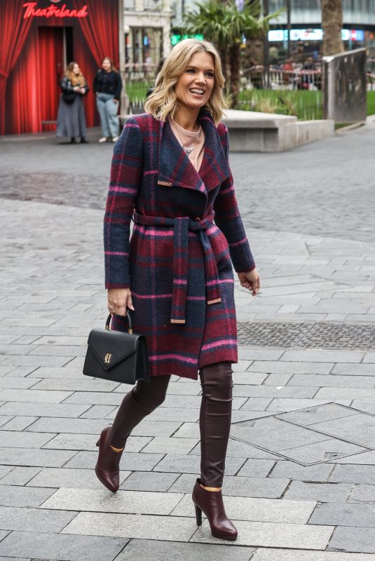 CHARLOTTE HAWKINS Arrives at Her Classic FM Show in London 03/22/2024