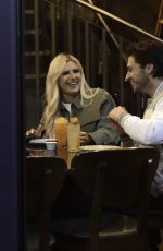 CHLOE BURROWS and Harry Johnson Out in Waltham Forest 03/14/2024