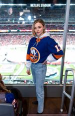 CHLOE MORETZ  at 2024 Navy Federal Credit Union Stadium Series - Philadelphia Flyers v New Jersey Devils 02/17/2024