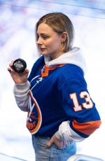 CHLOE MORETZ  at 2024 Navy Federal Credit Union Stadium Series - Philadelphia Flyers v New Jersey Devils 02/17/2024