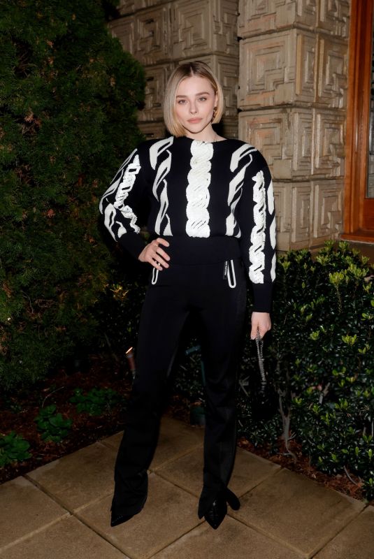 CHLOE MORETZ at W Magazine and Louis Vuitton’s Academy Awards Dinner in Los Angeles 03/07/2024