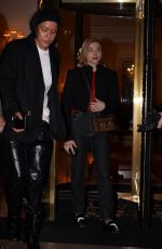CHLOE MORETZ Out for Dinner in Paris 03/03/2024
