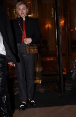 CHLOE MORETZ Out for Dinner in Paris 03/03/2024