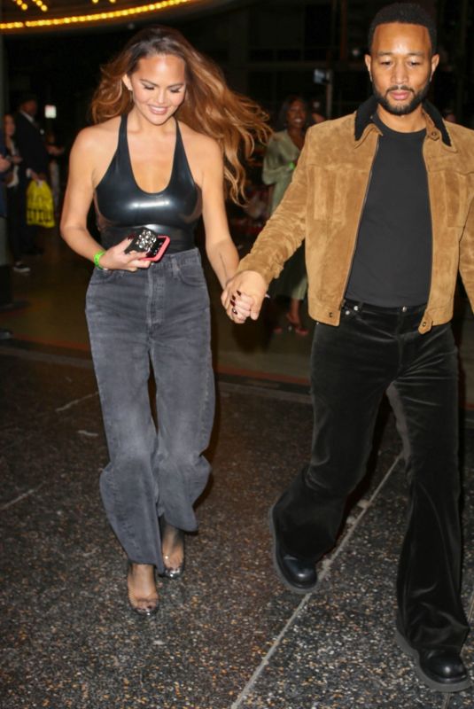 CHRISSY TEIGEN and John Legend Leaves Justin Timberlake