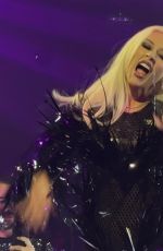CHRISTINA AGUILERA Performs at The Voltaire in Las Vegas 03/03/2024