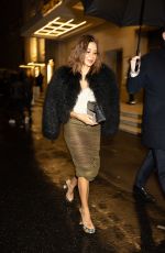 CHRISTINE CENTENERA Leaves Miu Miu Afterparty at Gigi Restaurant in Paris 03/05/2024