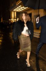 CHRISTINE CENTENERA Leaves Miu Miu Afterparty at Gigi Restaurant in Paris 03/05/2024