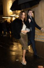 CHRISTINE CENTENERA Leaves Miu Miu Afterparty at Gigi Restaurant in Paris 03/05/2024