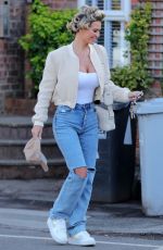 CHRISTINE MCGUINNESS Leaves a Beauty Salon in Wilmslow 03/22/2024