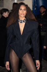 CINDY BRUNA at Mugler Womenswear Fall/Winter 2024-2025 Show at Paris Fashion Week 03/03/2024