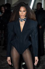 CINDY BRUNA at Mugler Womenswear Fall/Winter 2024-2025 Show at Paris Fashion Week 03/03/2024