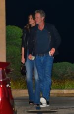 CINDY CRAWFORD and Rande Gerber on a Dinner Date at Nobu in Malibu 03/09/2024