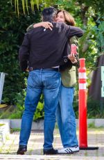 CINDY CRAWFORD Meeting up With a Friend in Malibu 03/13/2024