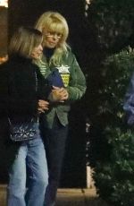 CINDY CRAWFORD Out for Dinner with Friends at Lucky