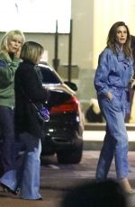 CINDY CRAWFORD Out for Dinner with Friends at Lucky