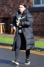 COLEEN ROONEY Leaves a Wilmslow Gym in Cheshire 03/12/2024