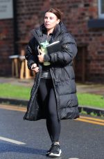 COLEEN ROONEY Leaves a Wilmslow Gym in Cheshire 03/12/2024