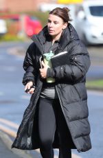 COLEEN ROONEY Leaves a Wilmslow Gym in Cheshire 03/12/2024