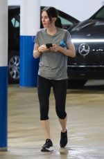 COURTENEY COX Arrives at a Gym in Beverly Hills 03/19/2024
