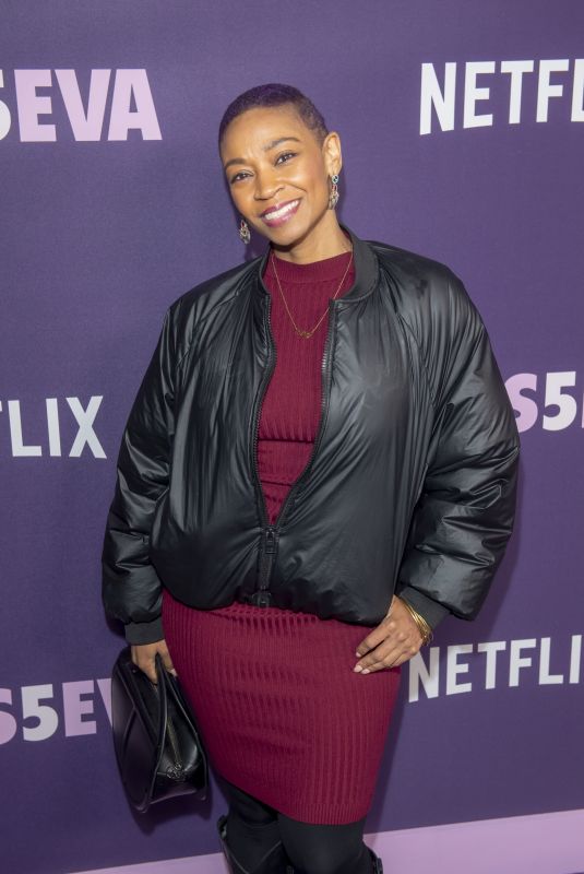 D. WOODS at Girls5eva Premiere in New York 03/07/2024