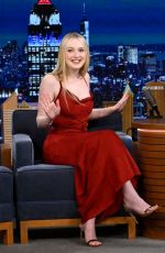 DAKOTA FANNING at Tonight Show Starring Jimmy Fallon in New York 03/25/2024