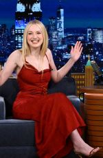 DAKOTA FANNING at Tonight Show Starring Jimmy Fallon in New York 03/25/2024