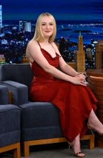 DAKOTA FANNING at Tonight Show Starring Jimmy Fallon in New York 03/25/2024