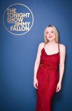DAKOTA FANNING at Tonight Show Starring Jimmy Fallon in New York 03/25/2024