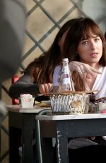 DAKOTA JOHNSON and Alessandro Michele Out in Rome 03/24/2024