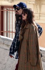 DAKOTA JOHNSON and Alessandro Michele Out in Rome 03/24/2024