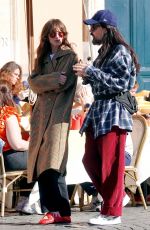 DAKOTA JOHNSON and Alessandro Michele Out in Rome 03/24/2024