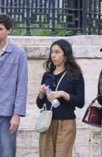DAKOTA JOHNSON and Blake Lee Out with a Friend in Rome 03/22/2024