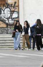 DAKOTA JOHNSON and Blake Lee Out with a Friend in Rome 03/22/2024