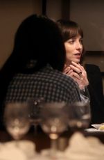 DAKOTA JOHNSON Out for Dinner with Friends at Rocco Restaurant in Rome 03/20/2024