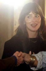 DAKOTA JOHNSON Out for Dinner with Friends at Rocco Restaurant in Rome 03/20/2024