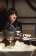 DAKOTA JOHNSON Out for Dinner with Friends at Rocco Restaurant in Rome 03/20/2024