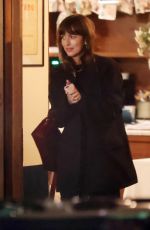 DAKOTA JOHNSON Out for Dinner with Friends at Rocco Restaurant in Rome 03/20/2024