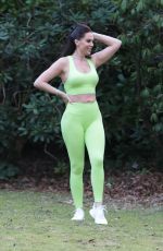 DANIELLE LLOYD Workout at a Park in Birmingham 03/20/2024