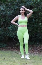 DANIELLE LLOYD Workout at a Park in Birmingham 03/20/2024