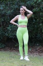 DANIELLE LLOYD Workout at a Park in Birmingham 03/20/2024