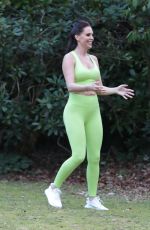 DANIELLE LLOYD Workout at a Park in Birmingham 03/20/2024