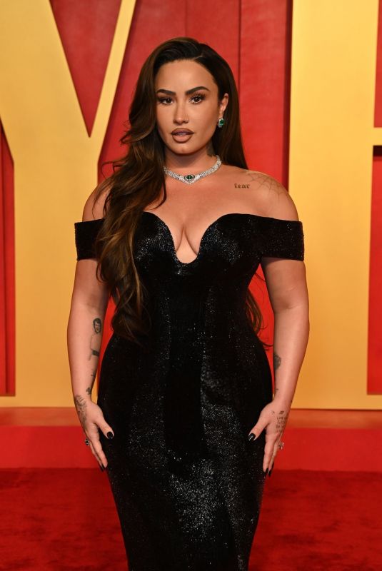 DEMI LOVATO at Vanity Fair Oscar Party in Beverly Hills 03/10/2024