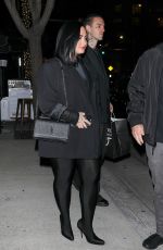 DEMI LOVATO on a Dinner Date at Mastro